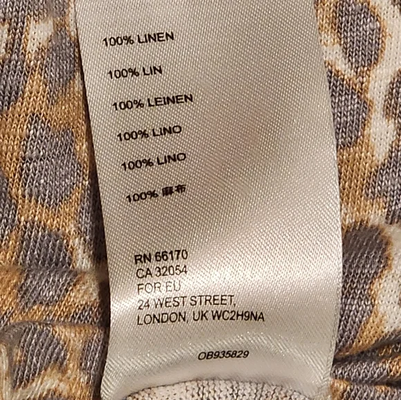 Maeve by Anthropologie Leopard Print Women's Blouse, Puff Sleeve Top, Si… - Picture 10 of 10